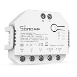 Relė 2 kanalų valdoma Wi-Fi 15A su elektros sąnaudų apskaita Sonoff DUALR3